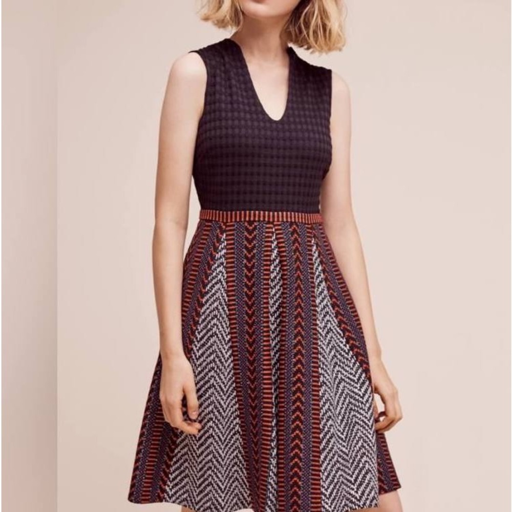 Anthropologie Maeve Carolina Sleeveless Fit and Flare Dress